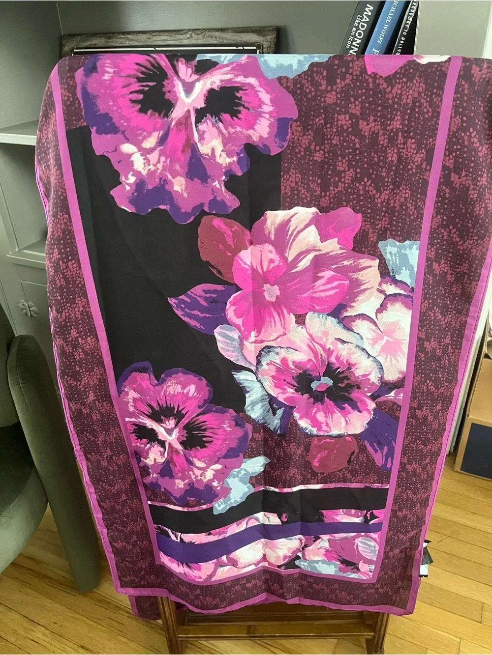 WHBM long light weight scarf